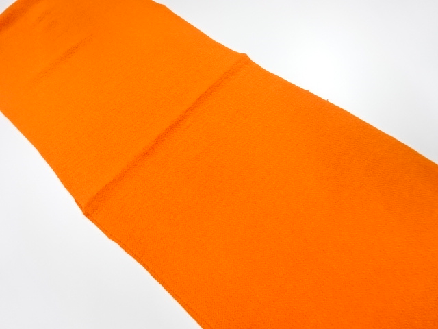 JAPANESE KIMONO / UNUSED OBIAGE / SILK / CHIRIMEN